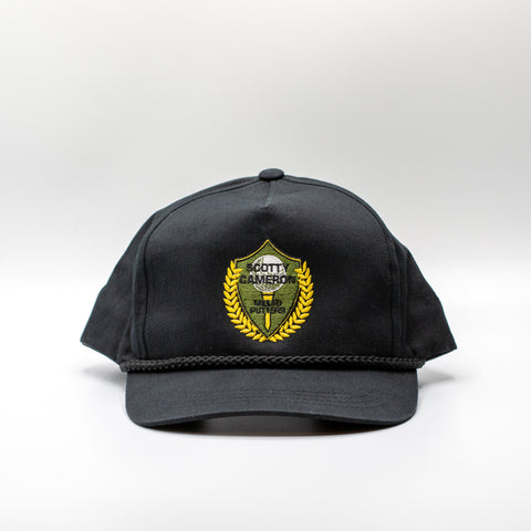 Laurel Badge Hat With Rope