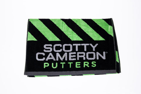 2017 Caution Stripe Towel (Green)