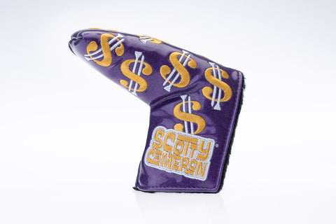 Cash Is King Bling Purple Custom Shop Head Cover