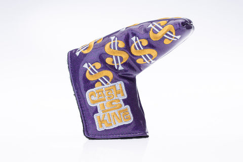 Cash Is King Bling Purple Custom Shop Head Cover